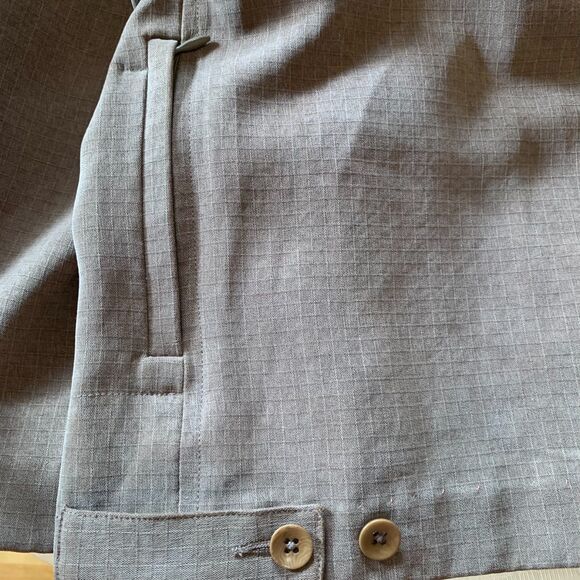 Tommy Bahama Brown Silk Sz 14 Pants Utility Safari Travel Trouser Cargo Pockets - Picture 5 of 11